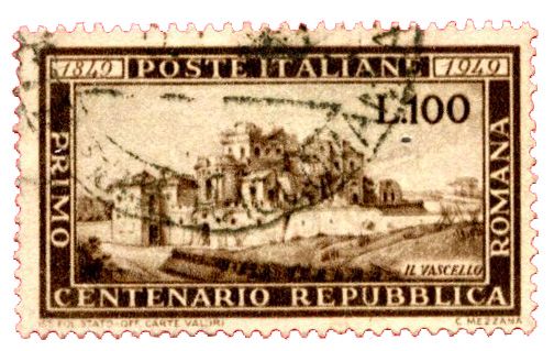 n°537 obl. - Timbre ITALIE  Poste