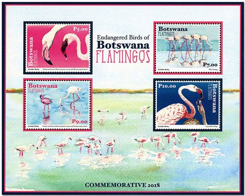 n° 56 - Timbre BOTSWANA Blocs et feuillets