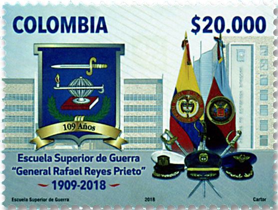 n° 1892 - Timbre COLOMBIE Poste