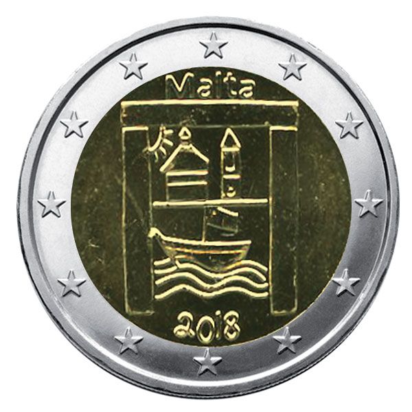 2 EURO COMMEMORATIVE 2018 : MALTE (Patrimoine culturel)