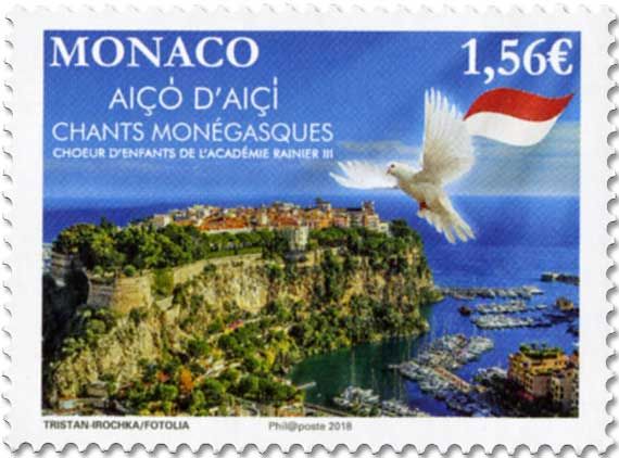 n° 3162 - Timbre Monaco Poste