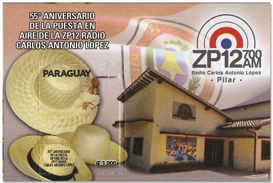 n° 70 - Timbre PARAGUAY Blocs et feuillets