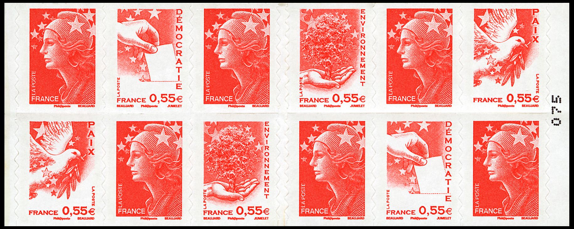 n° 1516 -  Selo França Carnets Diversos