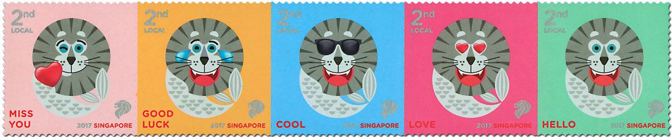 n° 2241/2245 - Timbre SINGAPOUR Poste