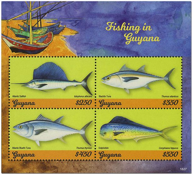 n° 6973/6976 - Timbre GUYANA Poste