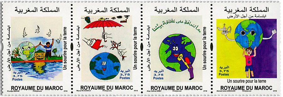 n° 1787/1790 - Timbre MAROC Poste