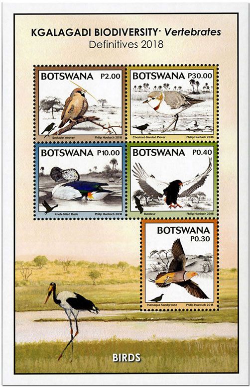 n° 57 - Timbre BOTSWANA Blocs et feuillets