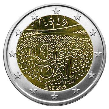 2 EURO COMMEMORATIVE 2019 : IRLANDE (100 ans de Dail Eireann)