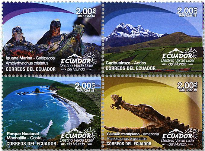 n° 2819/2822 - Timbre EQUATEUR Poste