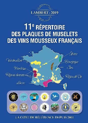 11E REP. DES PLAQUES DE MUSELETS DES VINS DE MOUSSEUX (11.o Catálogo de placas de vinos espumosos)