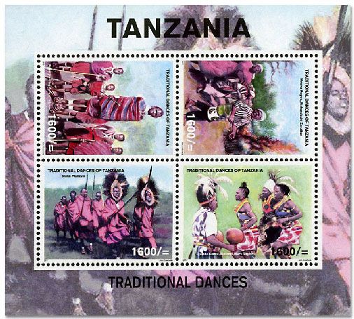 n° 4092/4095 - Timbre TANZANIE Poste