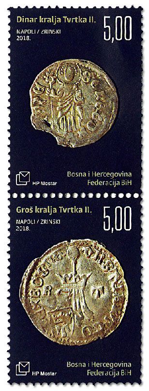 n° 453/454 - Timbre HERCEG-BOSNA Poste