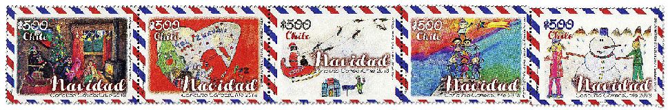 n° 2140/2144 - Timbre CHILI Poste