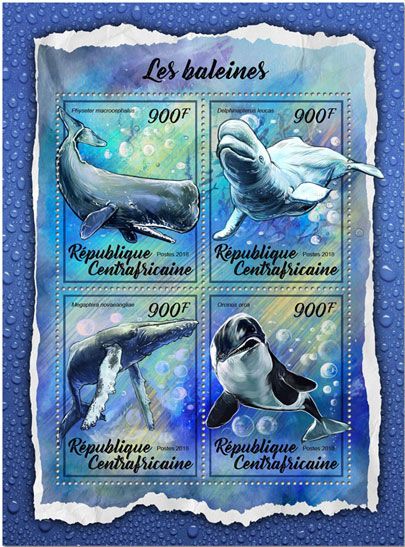 n° 5401/5404 - Timbre CENTRAFRIQUE Poste