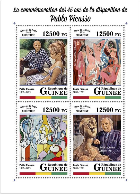 n° 9108/9111 - Timbre GUINÉE Poste