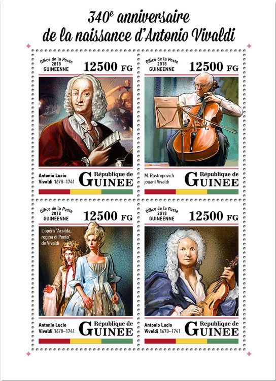 n° 9140/9143 - Timbre GUINÉE Poste