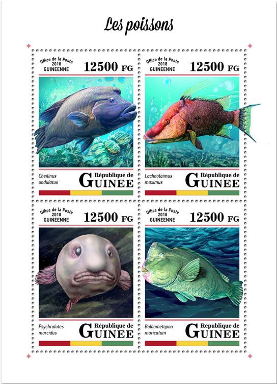 n° 9184/9187 - Timbre GUINÉE Poste