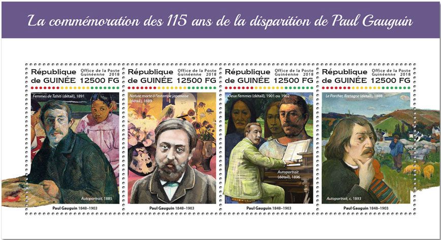 n° 9276/9279 - Timbre GUINÉE Poste