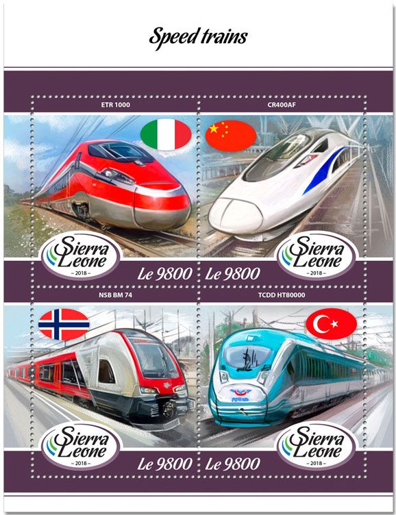 n° 7625/7628 - Timbre SIERRA LEONE Poste