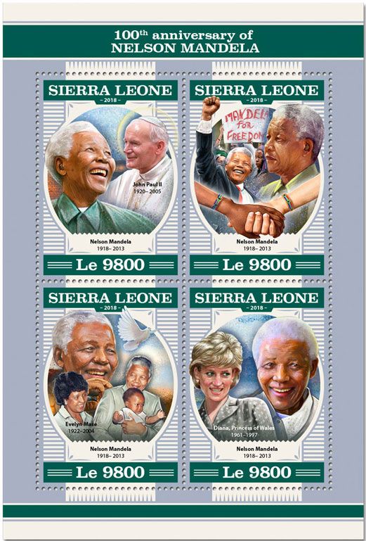 n° 7753/7756 - Timbre SIERRA LEONE Poste