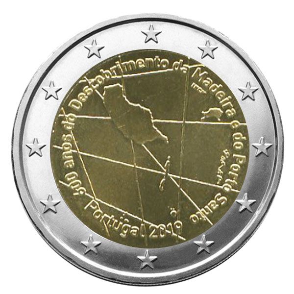 2 EURO COMMEMORATIVE 2019 : PORTUGAL (600 ans de la découverte de l´ile de Madère)