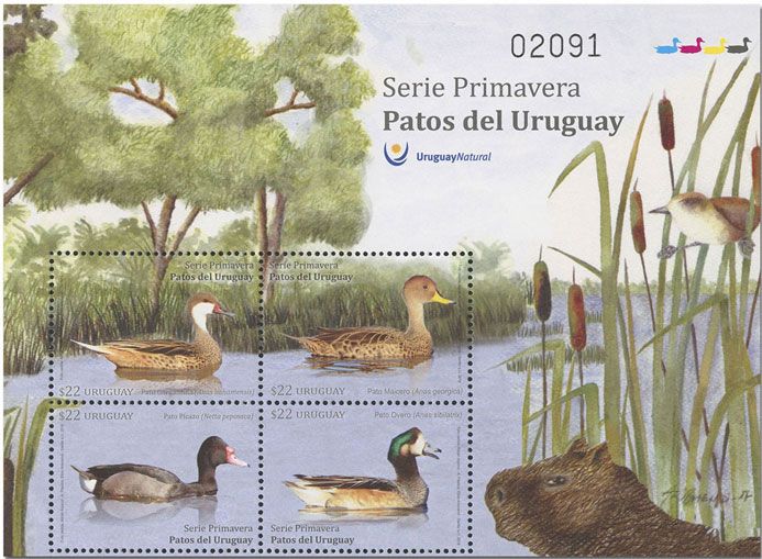 n° 2911/2914 - Timbre URUGUAY Poste