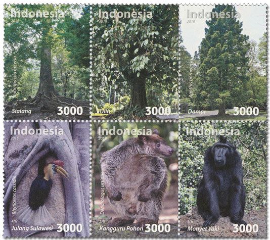 n° 2903/2908 - Timbre INDONESIE Poste