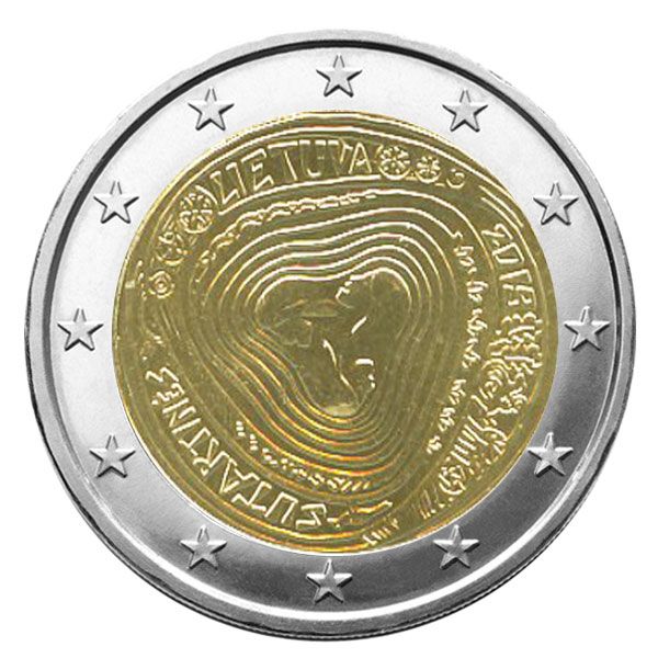 2 EURO COMMEMORATIVE 2019 : LITUANIE (Les Sutartinés, chansons folkloriques)