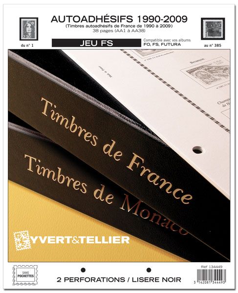 FRANCE AUTOADHESIFS FS : 1990 - 2009 (JEUX SANS POCHETTES)