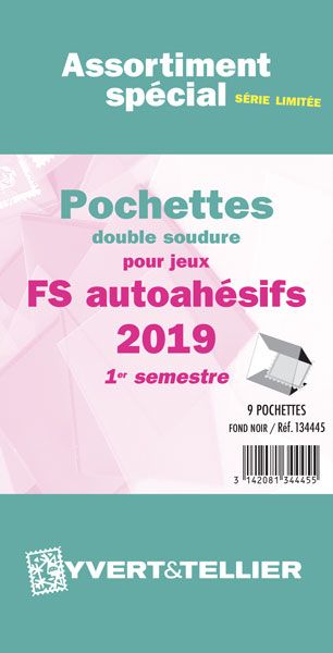 Assortiment de pochettes (double soudure) : 2019-1e sem. (Jeux Autoadhésifs)