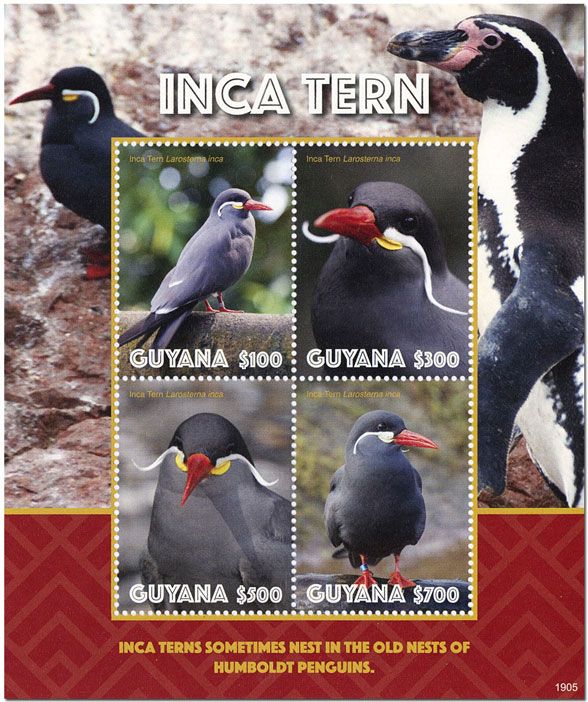 n° 7057/7060 - Timbre GUYANA Poste