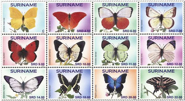 n° 2854/2865 - Timbre SURINAME Poste