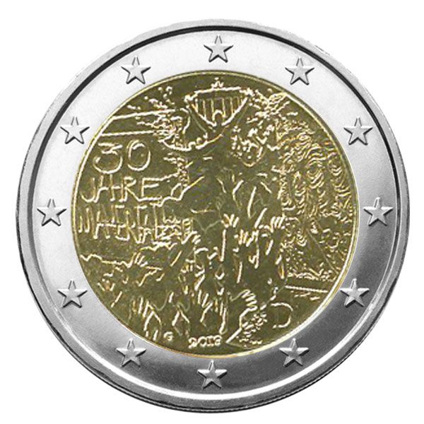 2 EURO COMMEMORATIVE 2019 : ALLEMAGNE - Chute du mur de Berlin