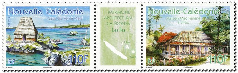 n° 1376/1377 - Timbre Nelle-Calédonie Poste