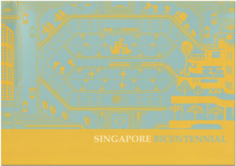 n° 6 - Timbre SINGAPOUR VIII - Carnets et ouvrages de luxe