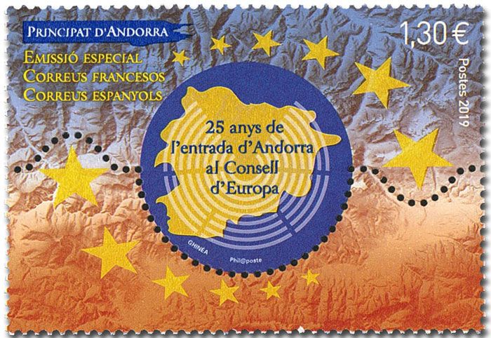 n° 839 - Timbre ANDORRE Poste