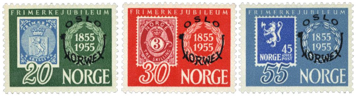 n°358/360** - Timbre NORVEGE Poste