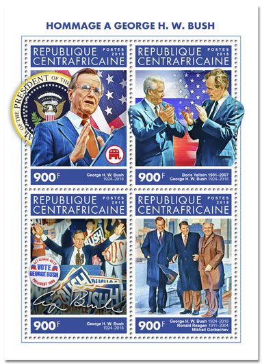 n° 6068/6071 - Timbre CENTRAFRIQUE Poste