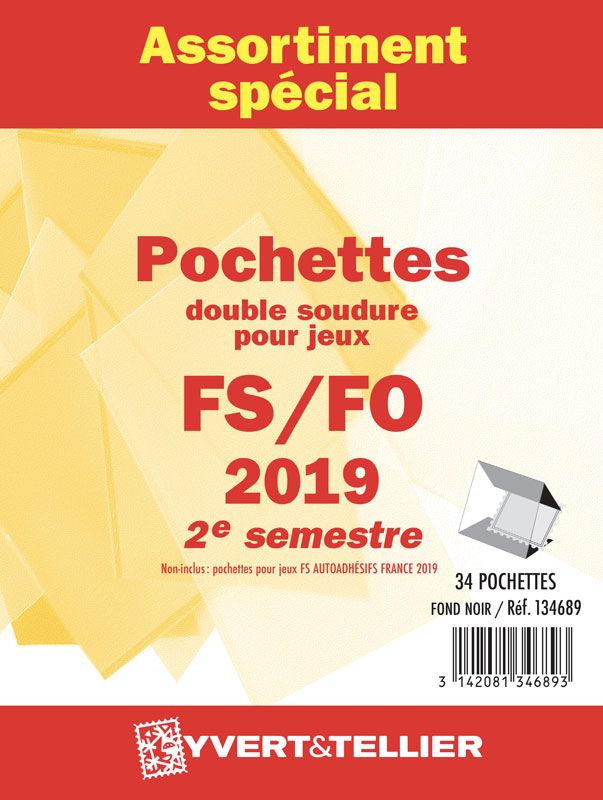 Assortiment de pochettes (double soudure) : 2019-2e semestre