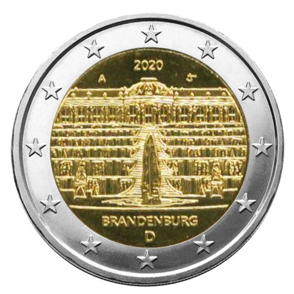 2 EURO COMMEMORATIVE 2020 : ALLEMAGNE (Presidence du BRANDEBOURG au Bundesrat)