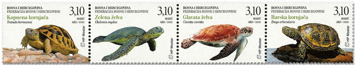 n° 484/487 - Timbre HERCEG-BOSNA Poste