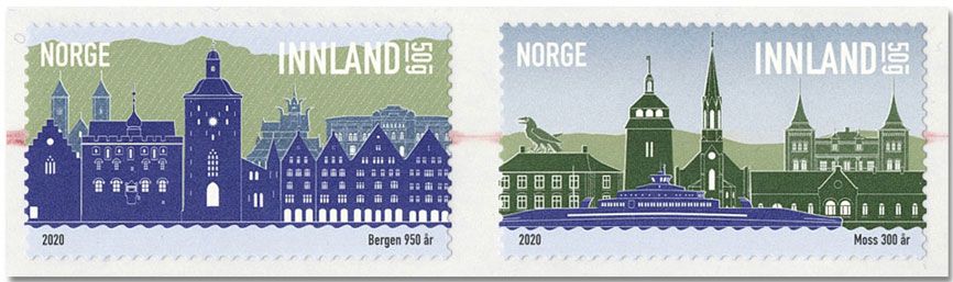 n° 1953/1954 - Timbre NORVEGE Poste