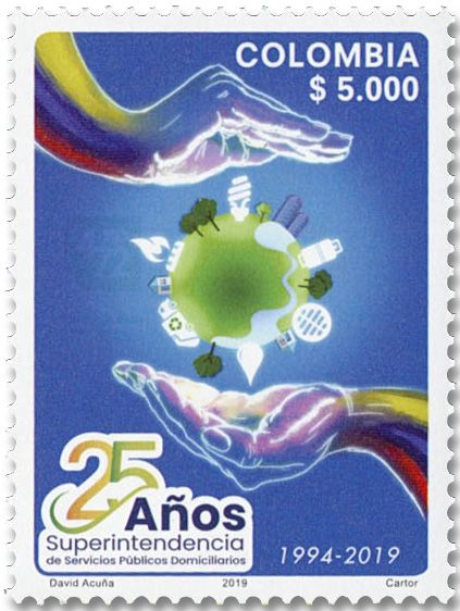 n° 2042 - Timbre COLOMBIE Poste