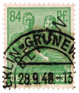 n°16 obl.   - Timbre ALLEMAGNE BERLIN Poste