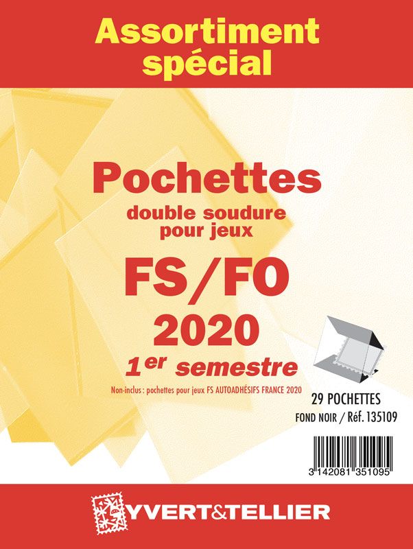 Assortiment de pochettes (double soudure) : 2020 - 1er semestre