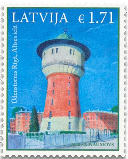 n° 1081 - Timbre LETTONIE Poste