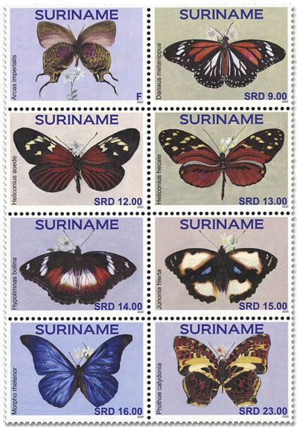 n° 2913/2920 -  Timbre SURINAM Poste