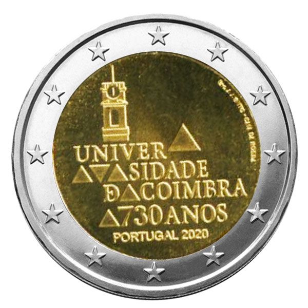 2 EURO COMMEMORATIVE 2020 : PORTUGAL (730 ans Université de Coimbra)