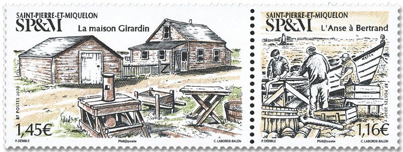 n° 1243/1244 - Timbre Saint-Pierre et Miquelon Poste