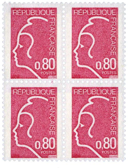 n° 1862B -  Timbre France Poste (en bloc de 4)